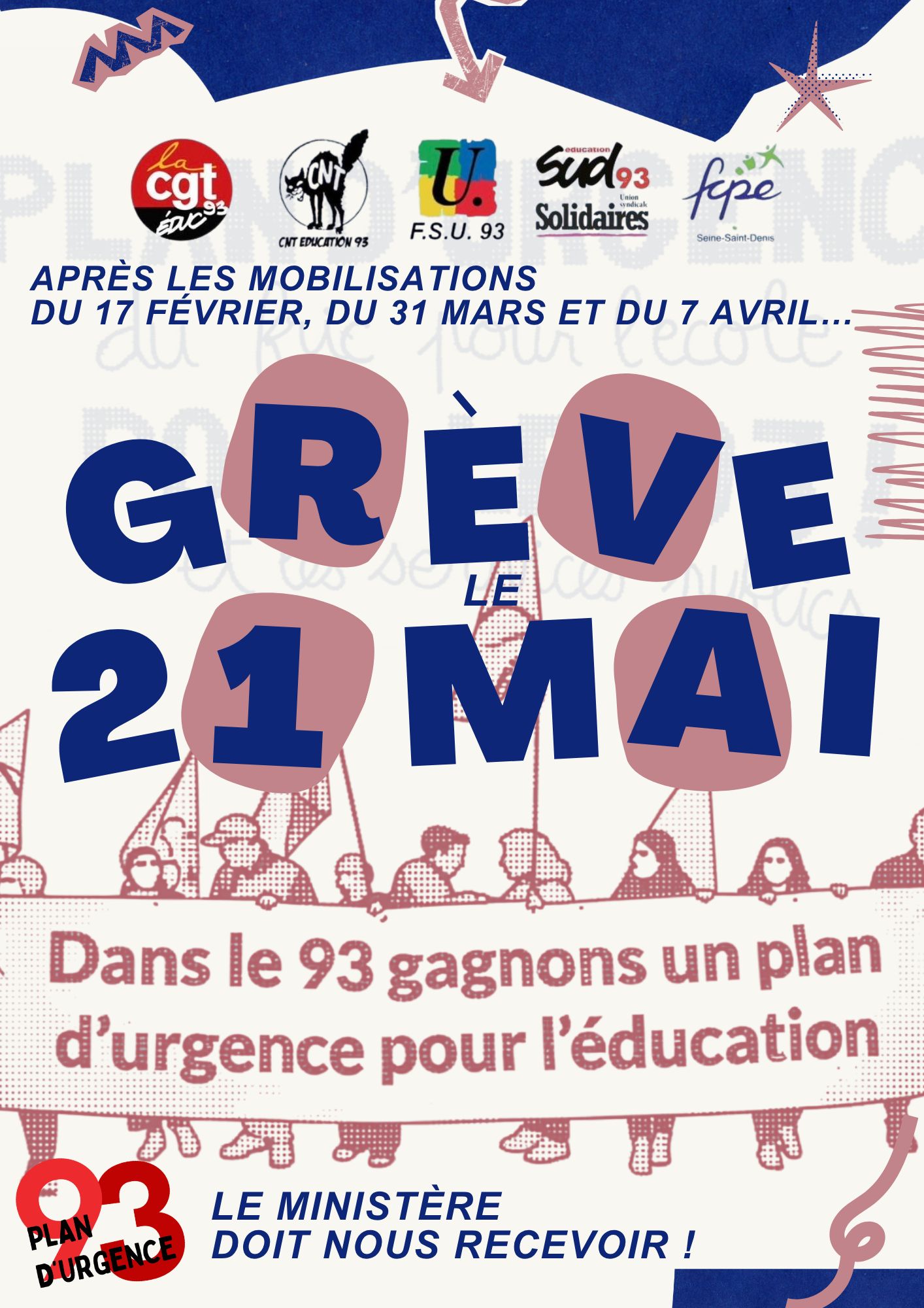 affiche ecole 21 mai